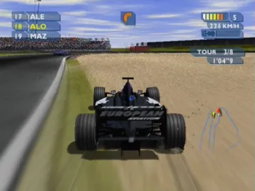 F1 Career Challenge (Japan) screen shot game playing